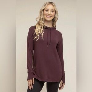 Apana Women's Mock Neck Athletic Hoodie